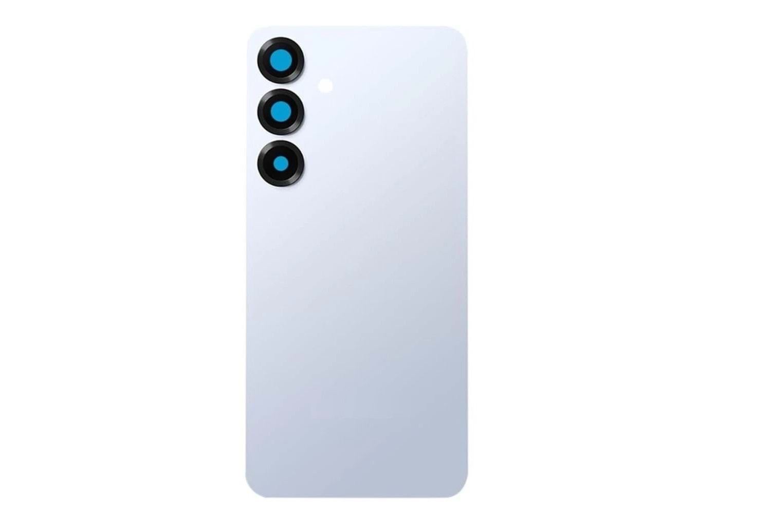 SAMSUNG S25 PLUS ARKA PİL KAPAK BUZ MAVİSİ KAMERA CAMSIZ