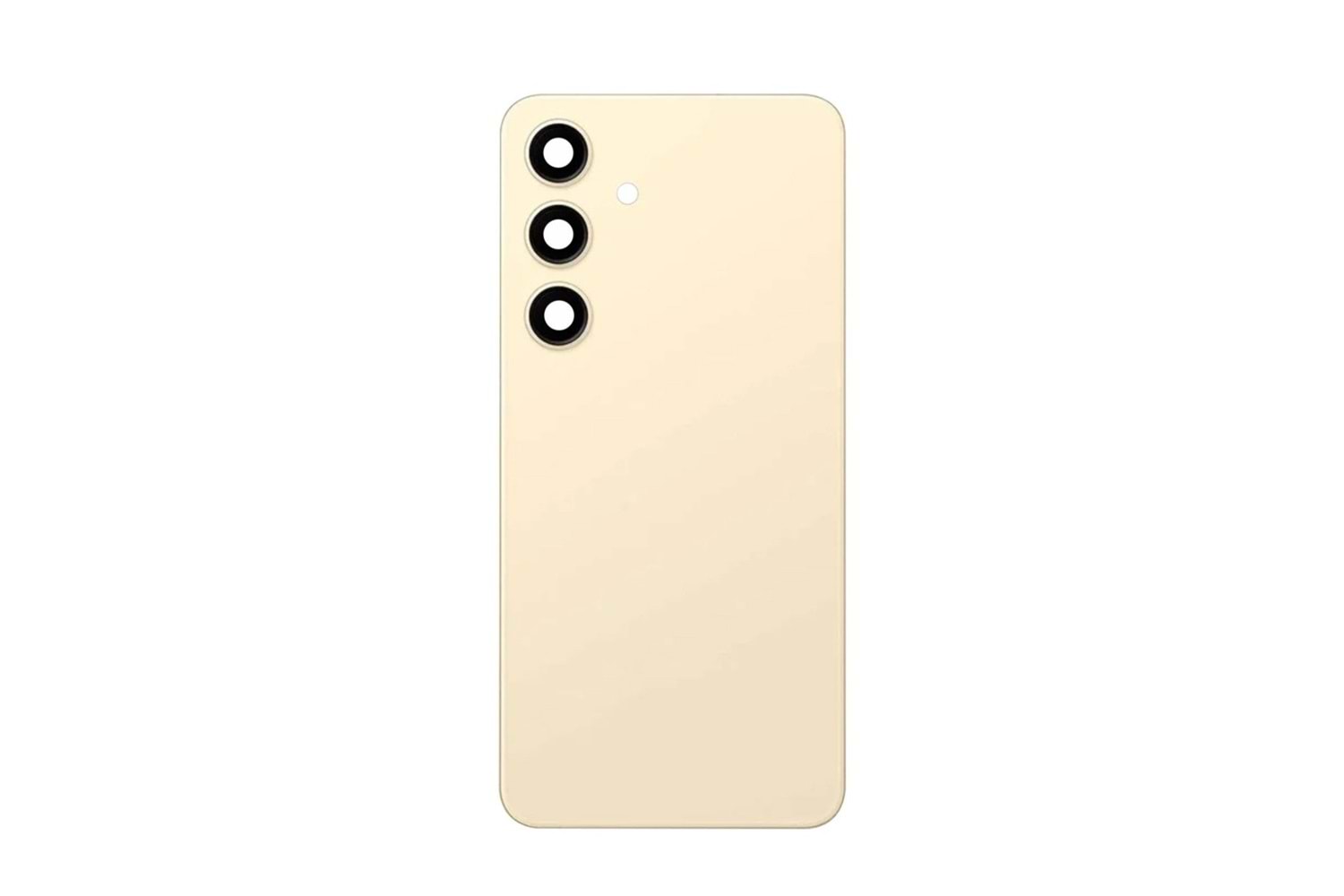SAMSUNG S24 PLUS ARKA PİL KAPAK KAMERA CAMLI SARI