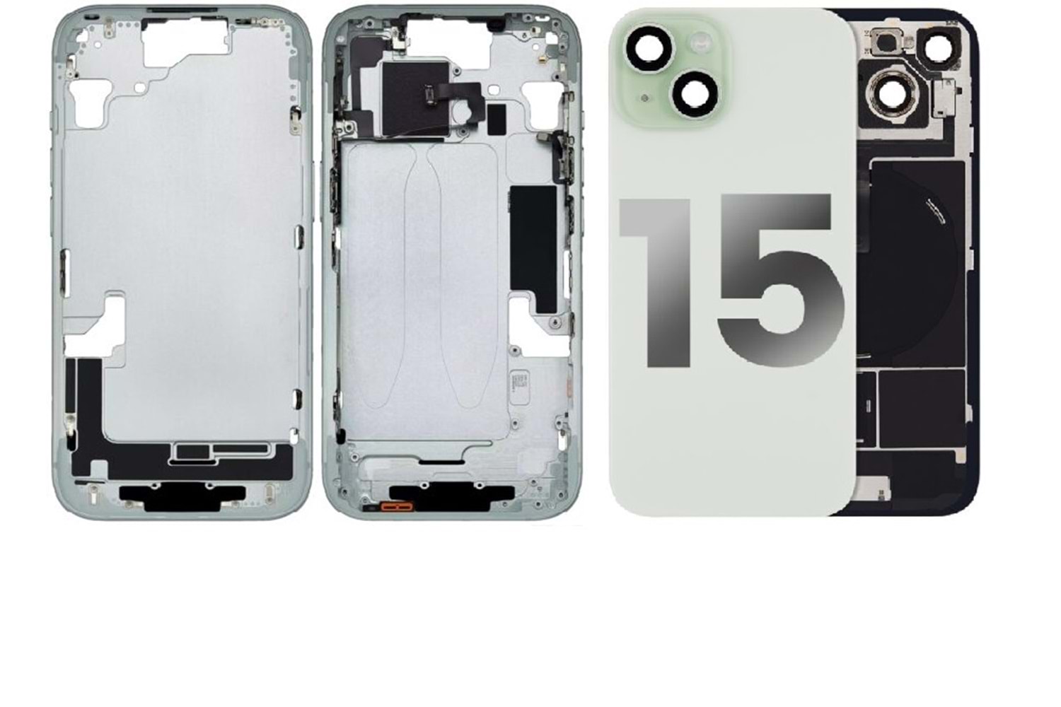 İPHONE 15 BOŞ KASA YEŞİL