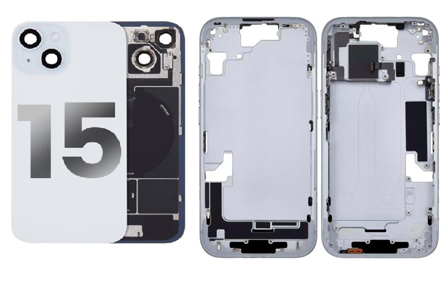 İPHONE 15 BOŞ KASA BEYAZ