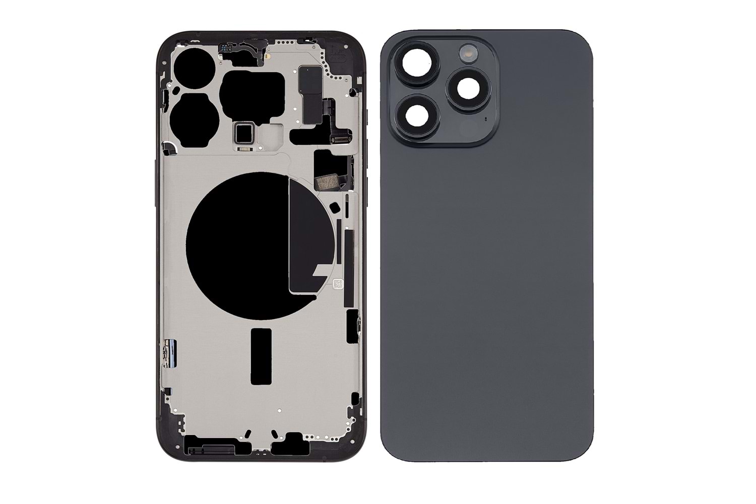İPHONE 15 PRO MAX ÇIKMA DOLU KASA SİYAH