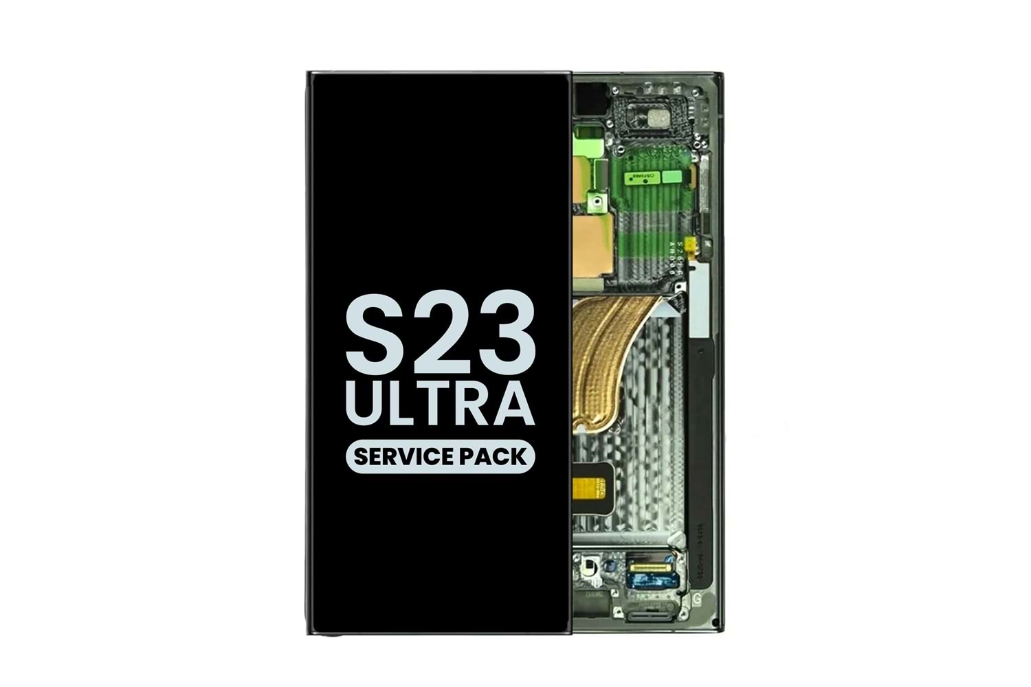 SAMSUNG S23 ULTRA - S918 LCD EKRAN ÇITALI YEŞİL (TR SERVİS) GH82-30466C