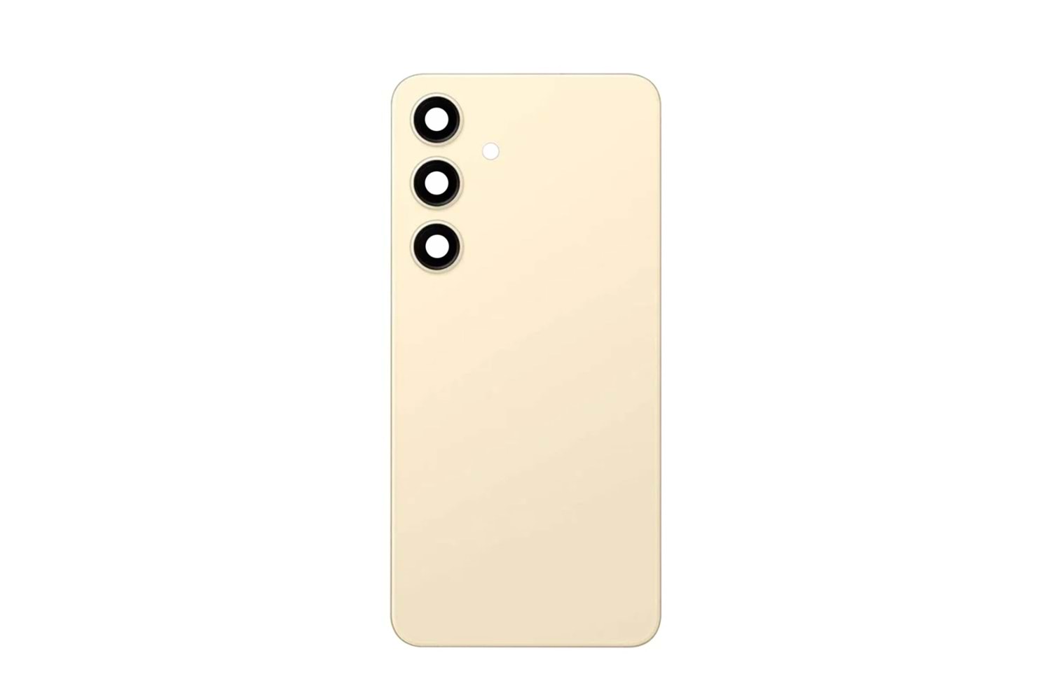 SAMSUNG S24 ARKA PİL KAPAK KEMERA CAMLI YEŞİL - SARI