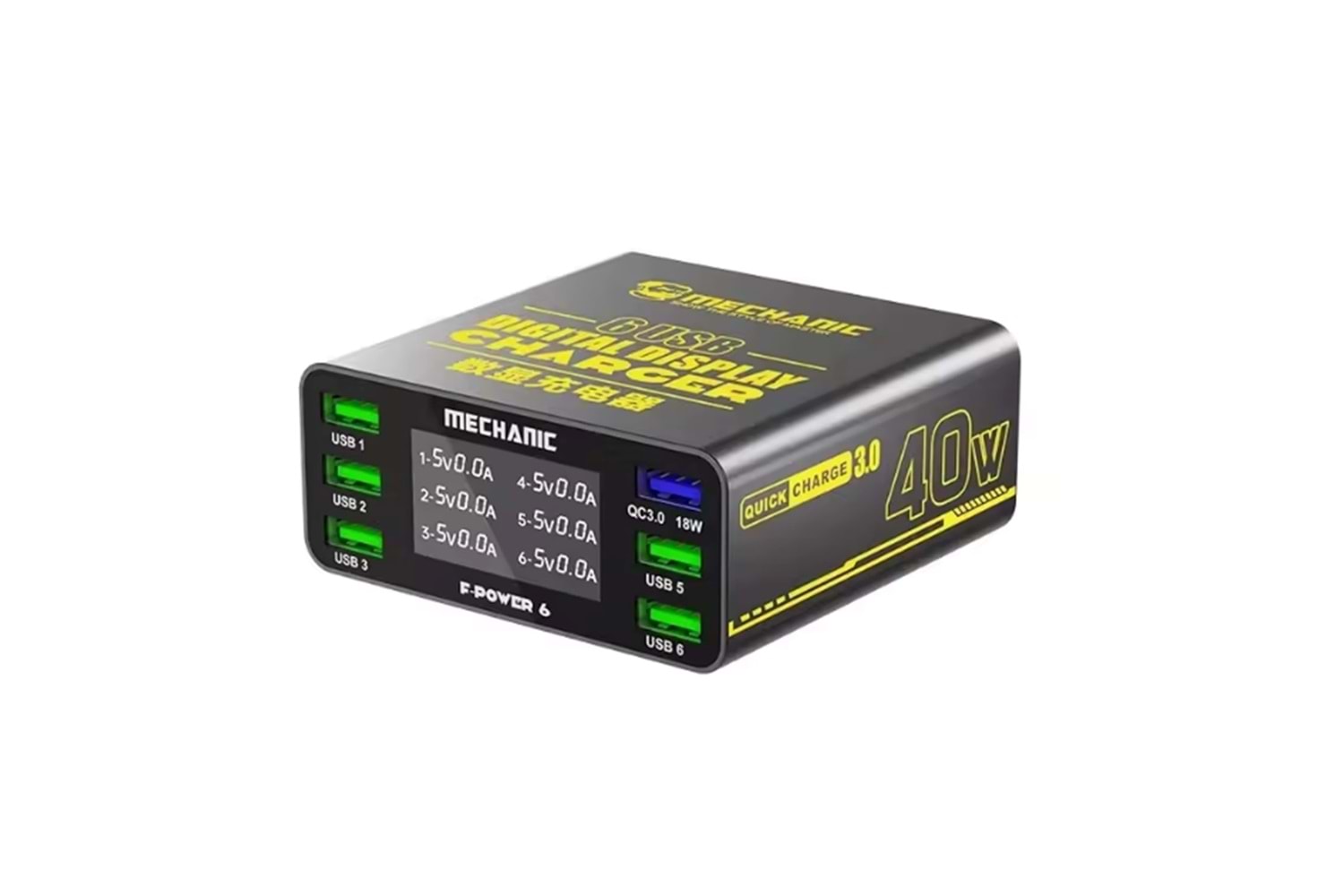 MECHANİC F-POWER 6S USB ÇOĞALTICI AMPER ÖLÇER