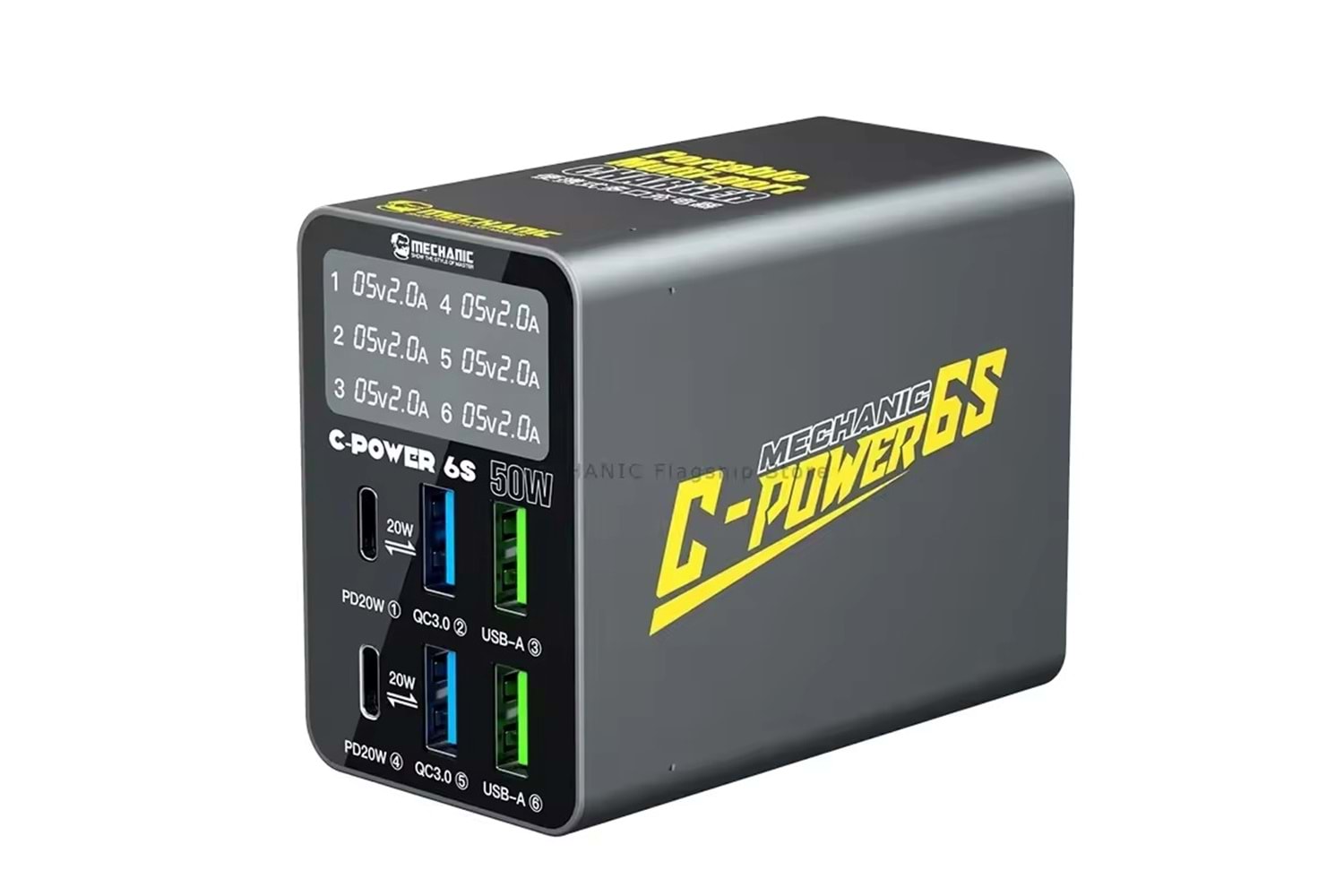 MECHANİC C-POWER 6S USB ÇOĞALTICI AMPER ÖLÇER