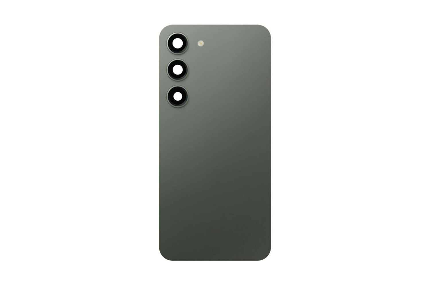 SAMSUNG S23 ARKA PİL KAPAK KEMERA CAMLI YEŞİL
