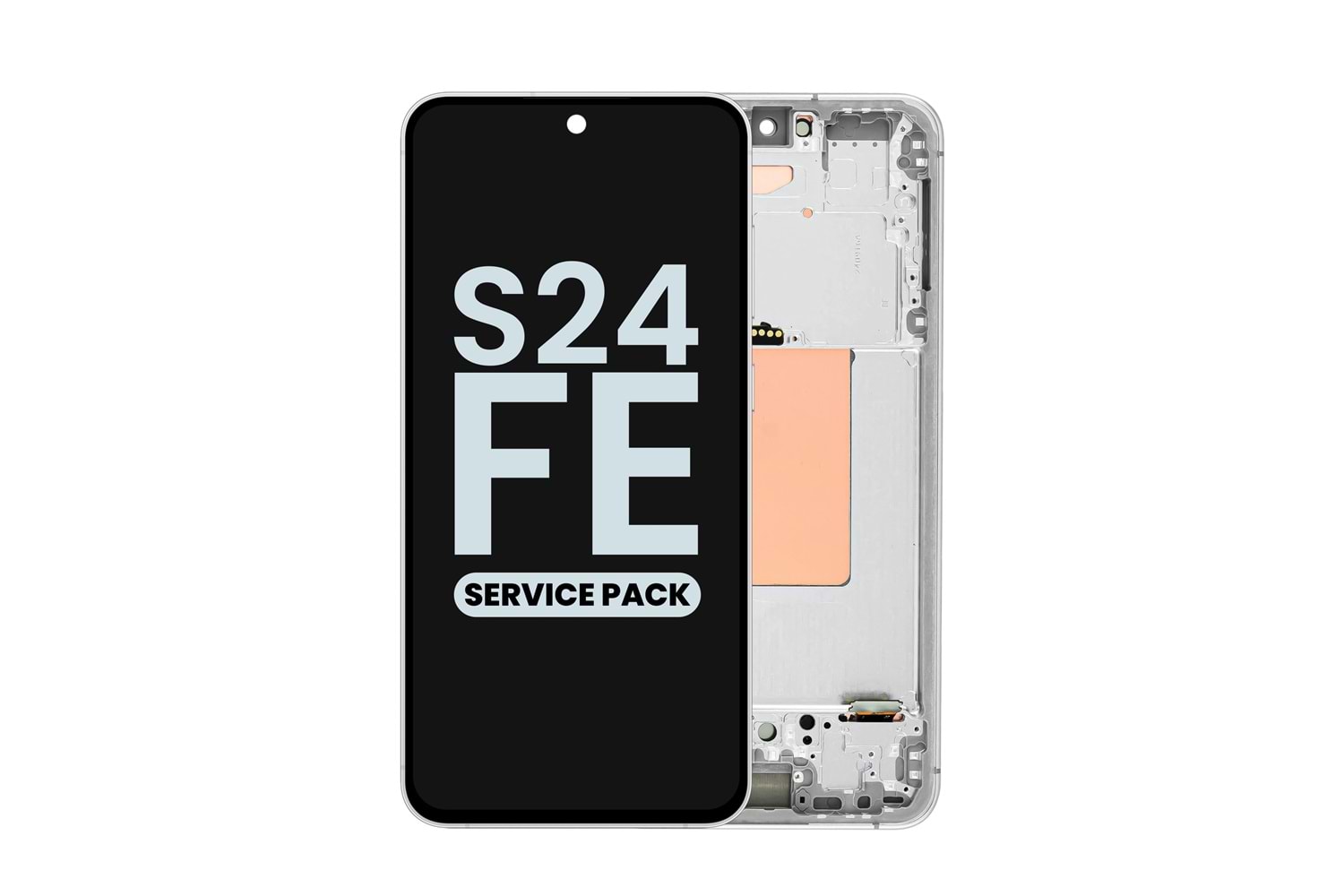 SAMSUNG S24FE - S721 LCD EKRAN ÇITALI BEYAZ (TR SERVİS) GH82-35848B