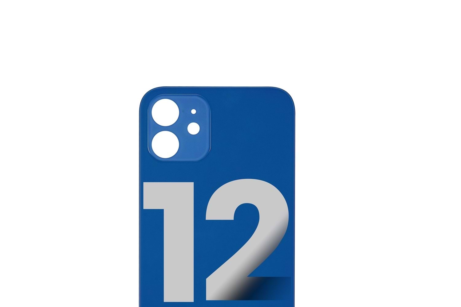 İPHONE 12 ARKA PİL KAPAK MAVİ