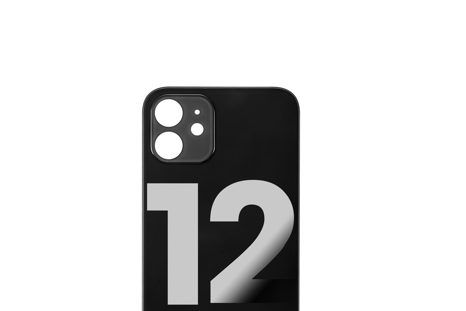 İPHONE 12 ARKA PİL KAPAK SİYAH