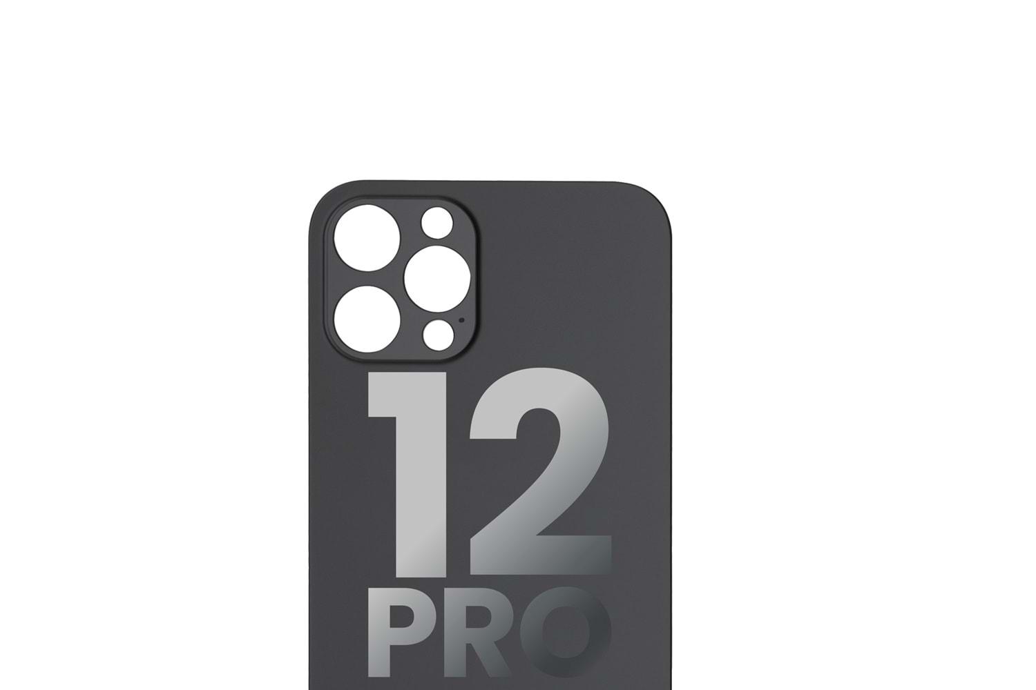 İPHONE 12 PRO ARKA PİL KAPAK SİYAH