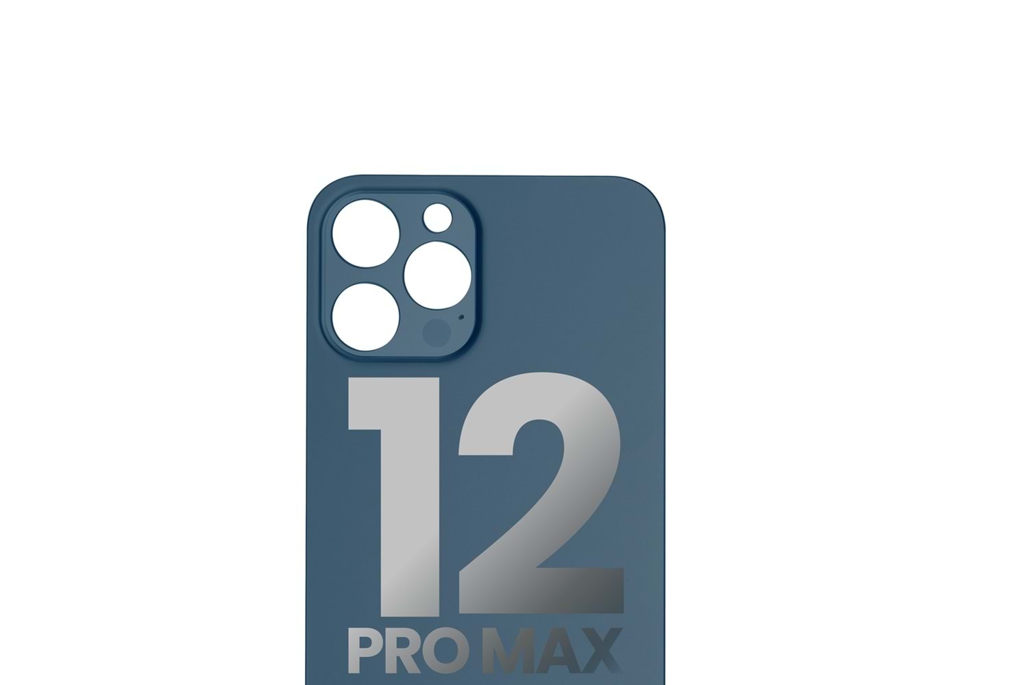 İPHONE 12 PRO MAX ARKA PİL KAPAK MAVİ