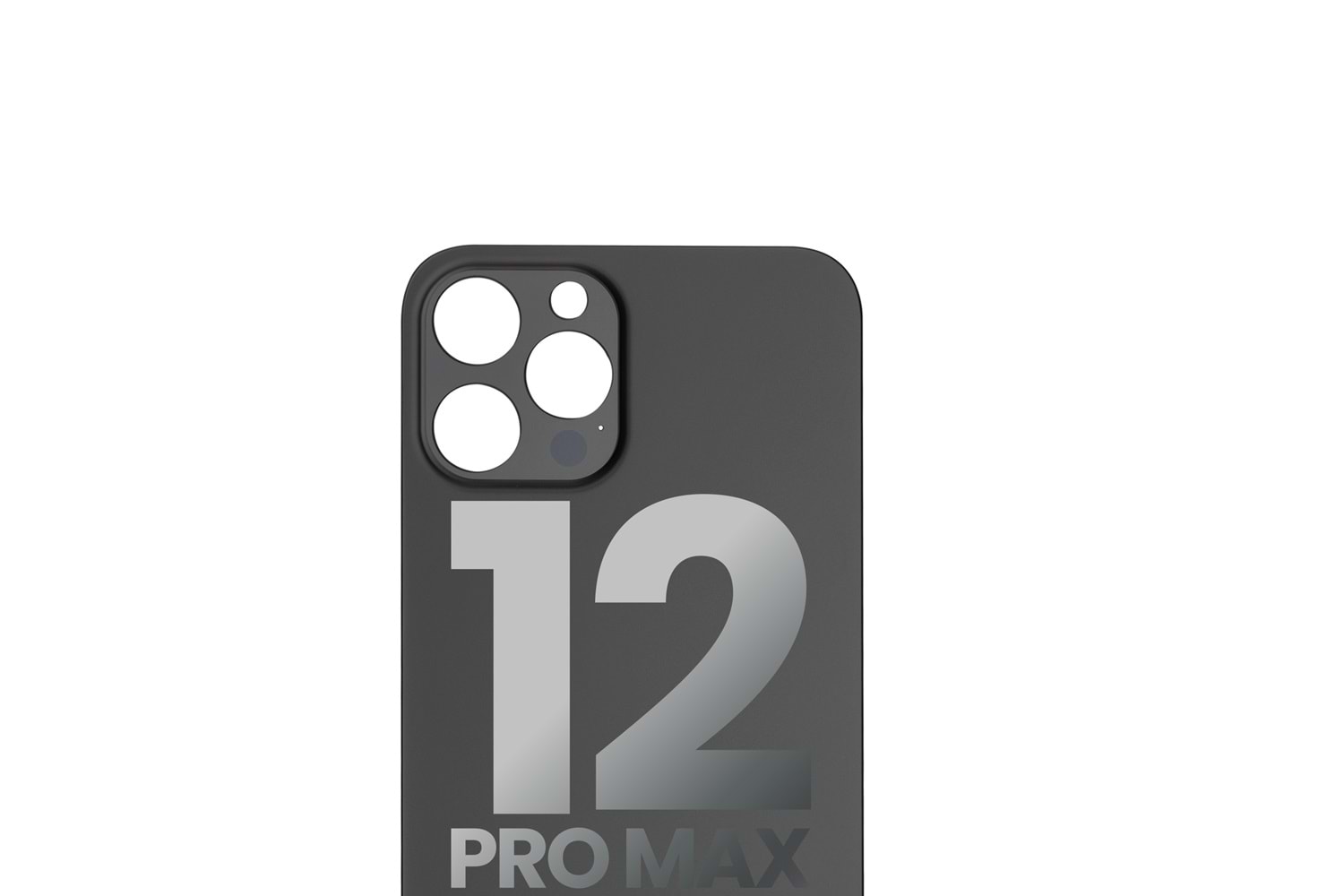 İPHONE 12 PRO MAX ARKA PİL KAPAK SİYAH