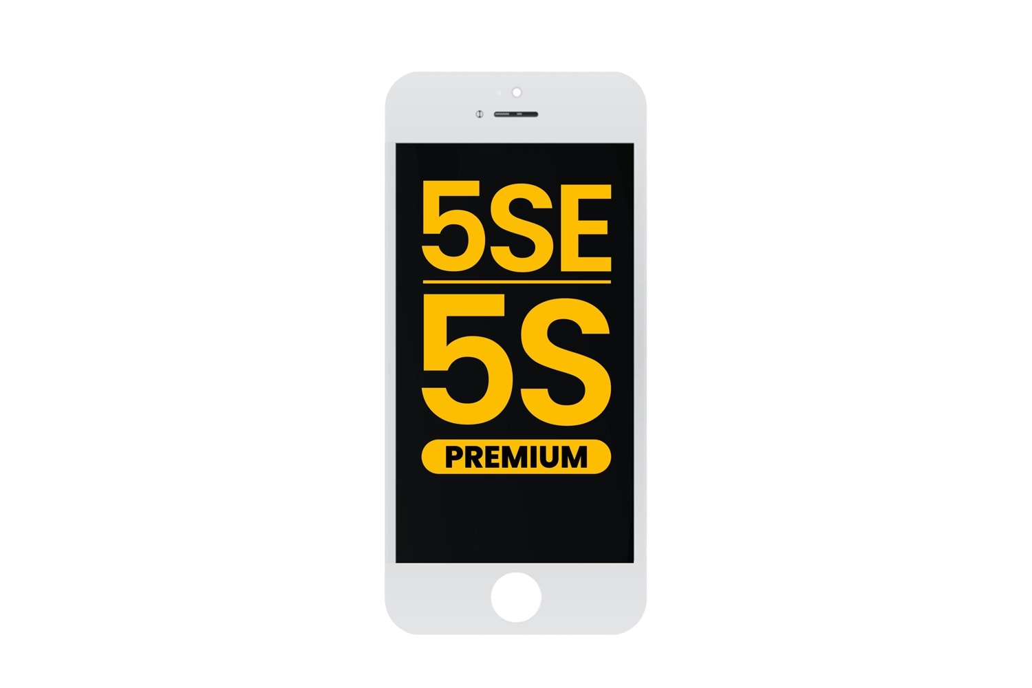 İPHONE 5S / 5SE ORTA TUŞ FLİMİ BEYAZ