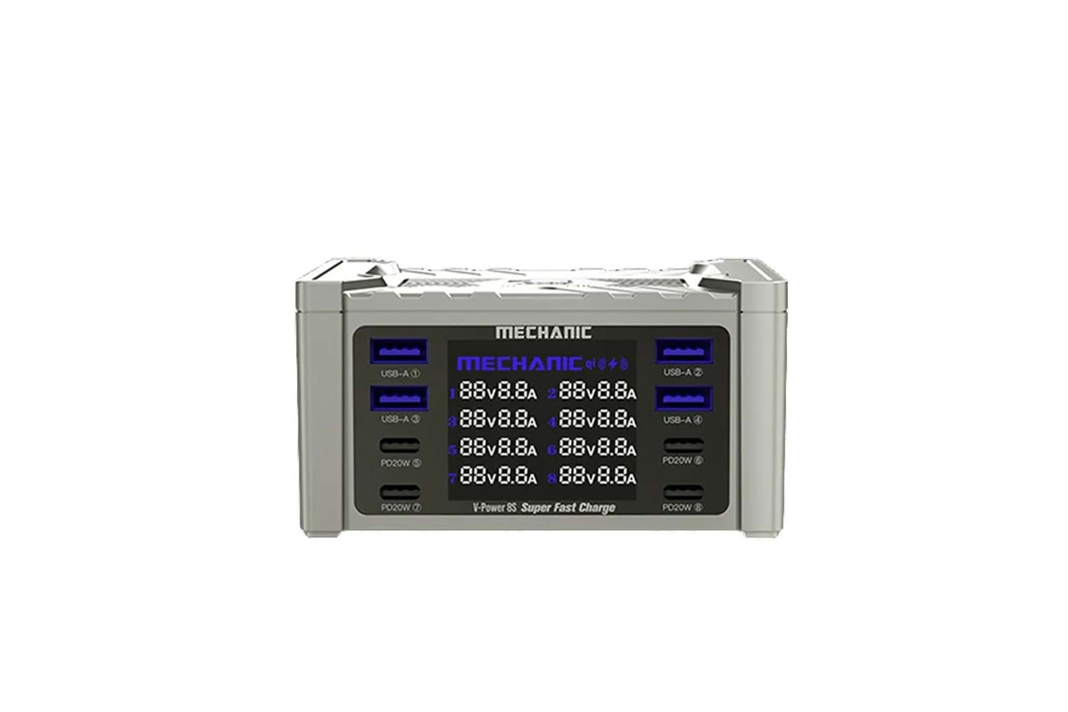 MECHANİC V POWER 8 100W USB AMPER ÖLÇER