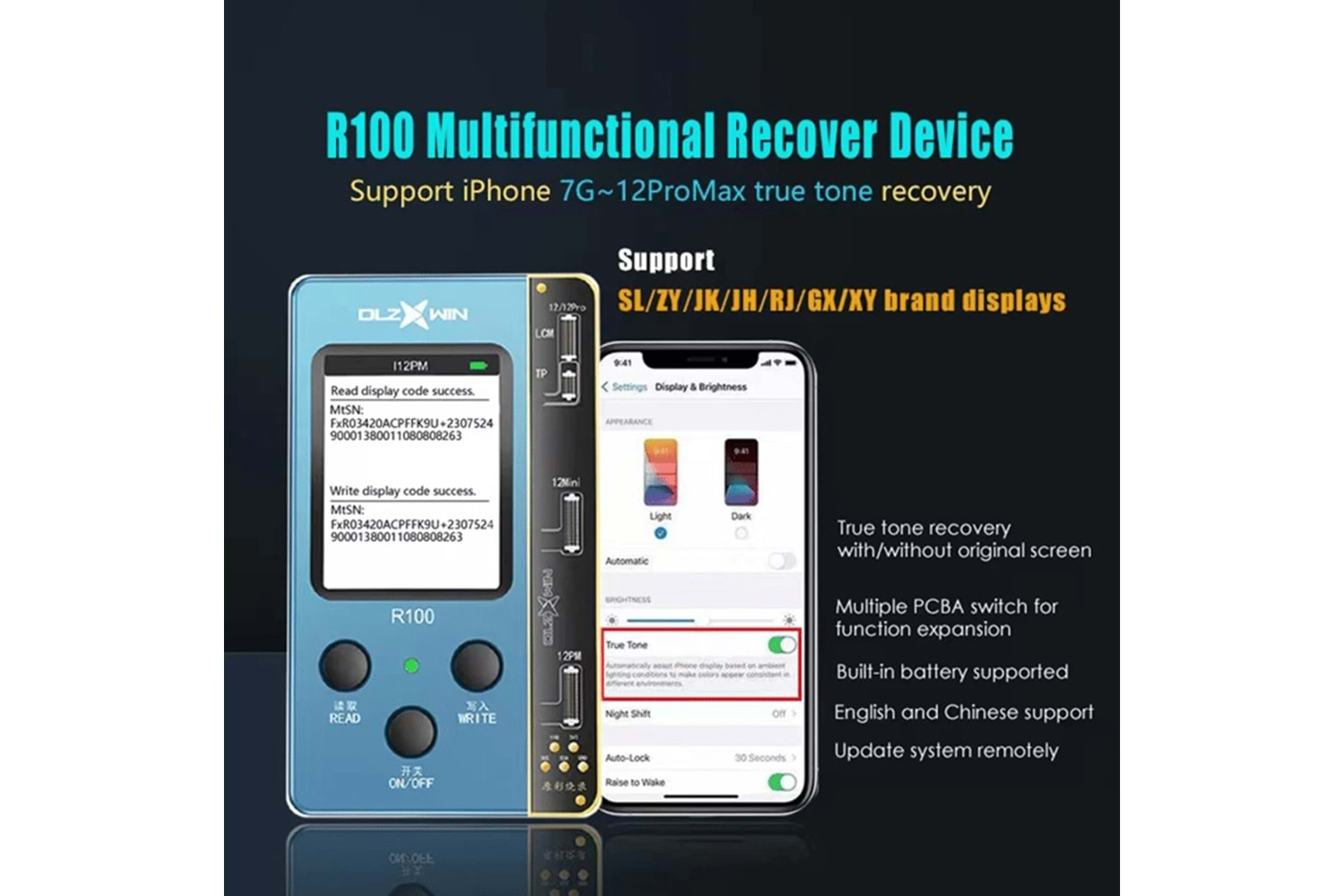 R100 MULTİFUNCTİONAL RECOVER DEVİCE