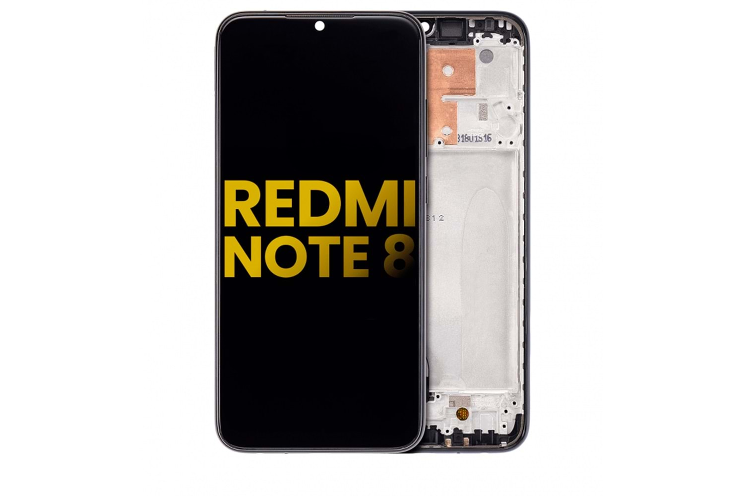 REDMİ NOTE 8 LCD EKRAN ÇITALI SİYAH