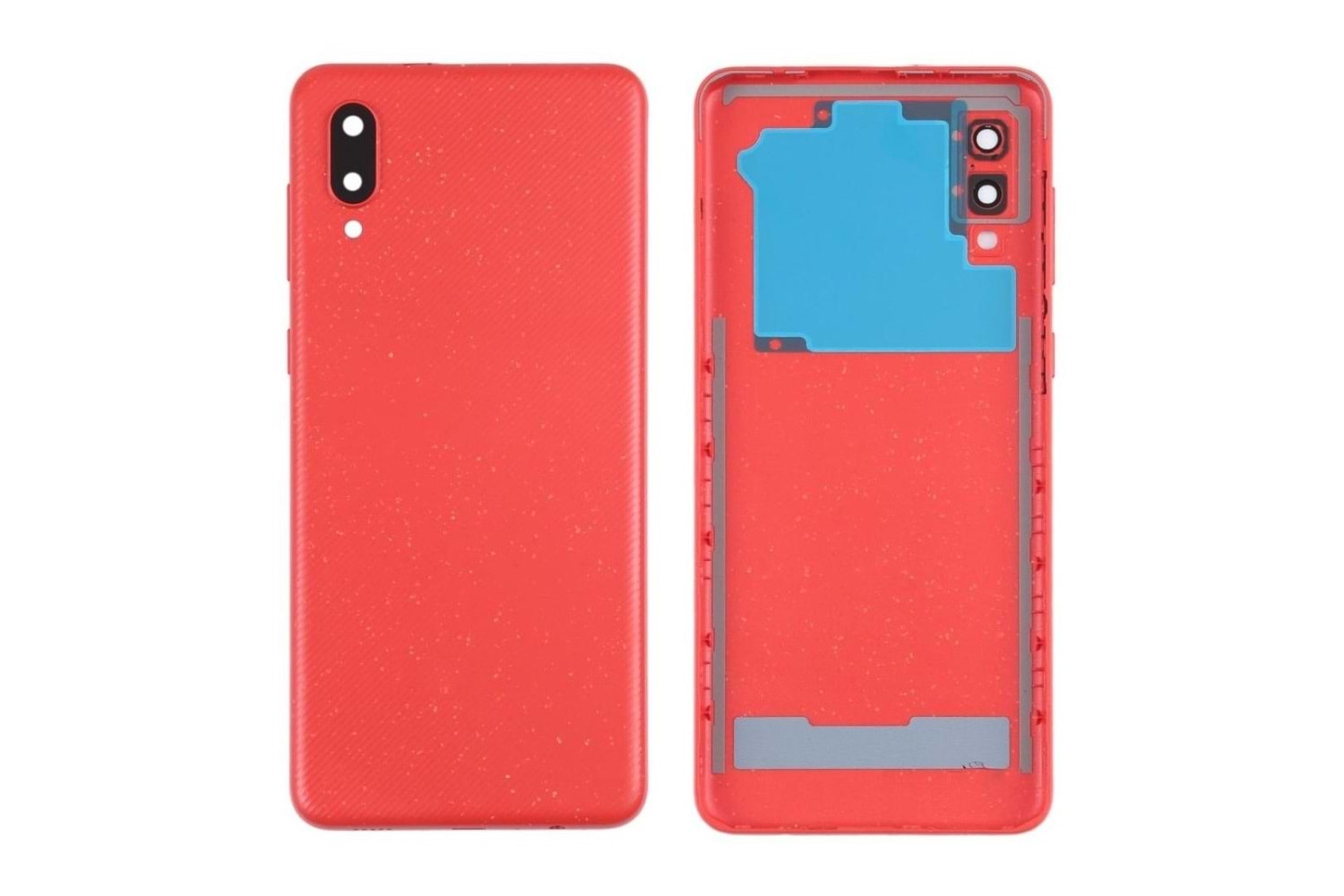 SAMSUNG A02 ARKA PİL KAPAK KIRMIZI