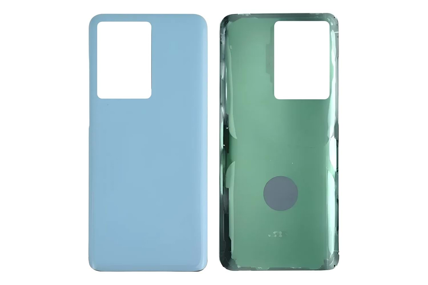 SAMSUNG S20 ULTRA ARKA PİL KAPAK BUZ MAVİSİ