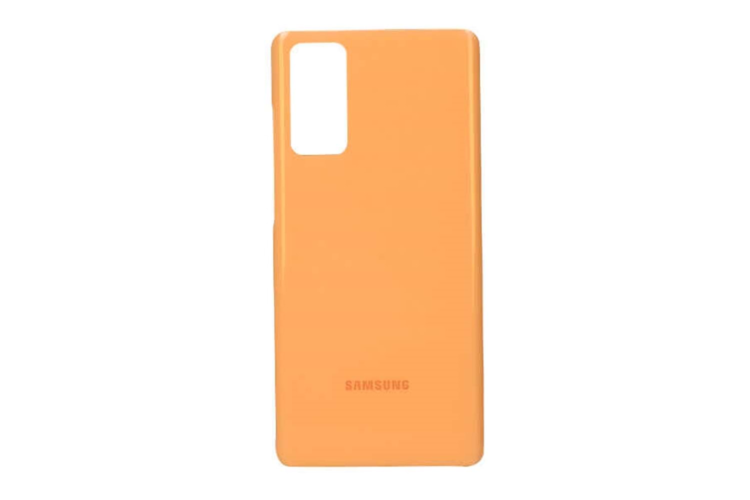 SAMSUNG S20FE ARKA PİL KAPAK TURUNCU