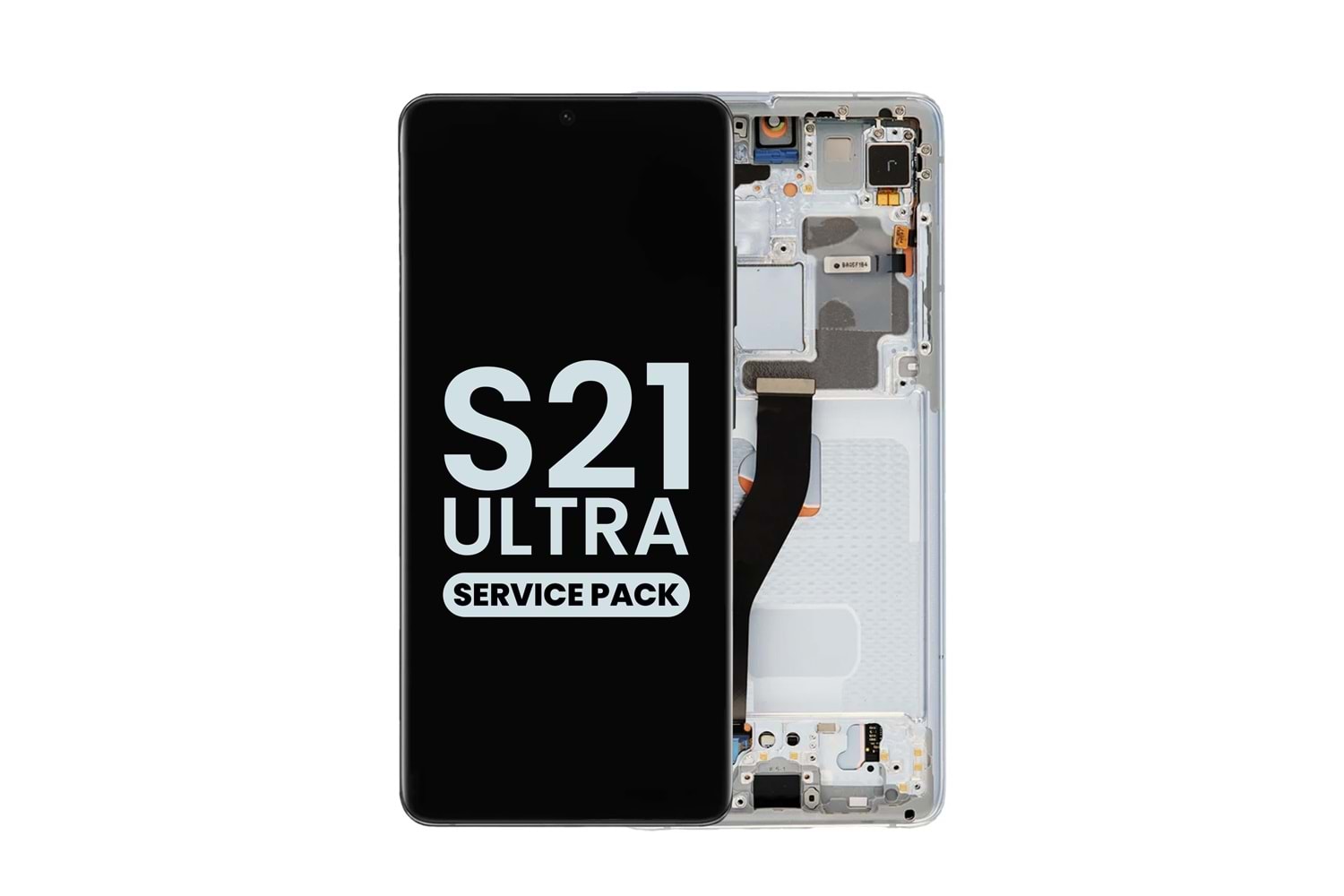 SAMSUNG S21 ULTRA G988 LCD EKRAN ÇITALI SİLVER (TR SERVİS) GH82-26035B