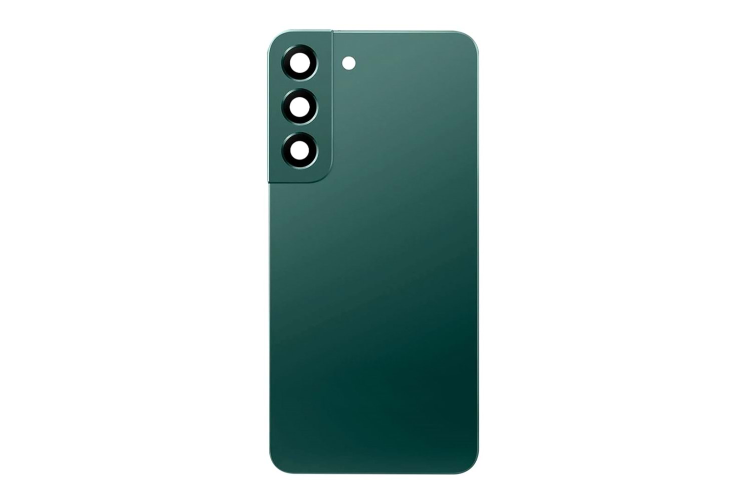 SAMSUNG S22 ARKA PİL KAPAK KEMERA CAMLI YEŞİL