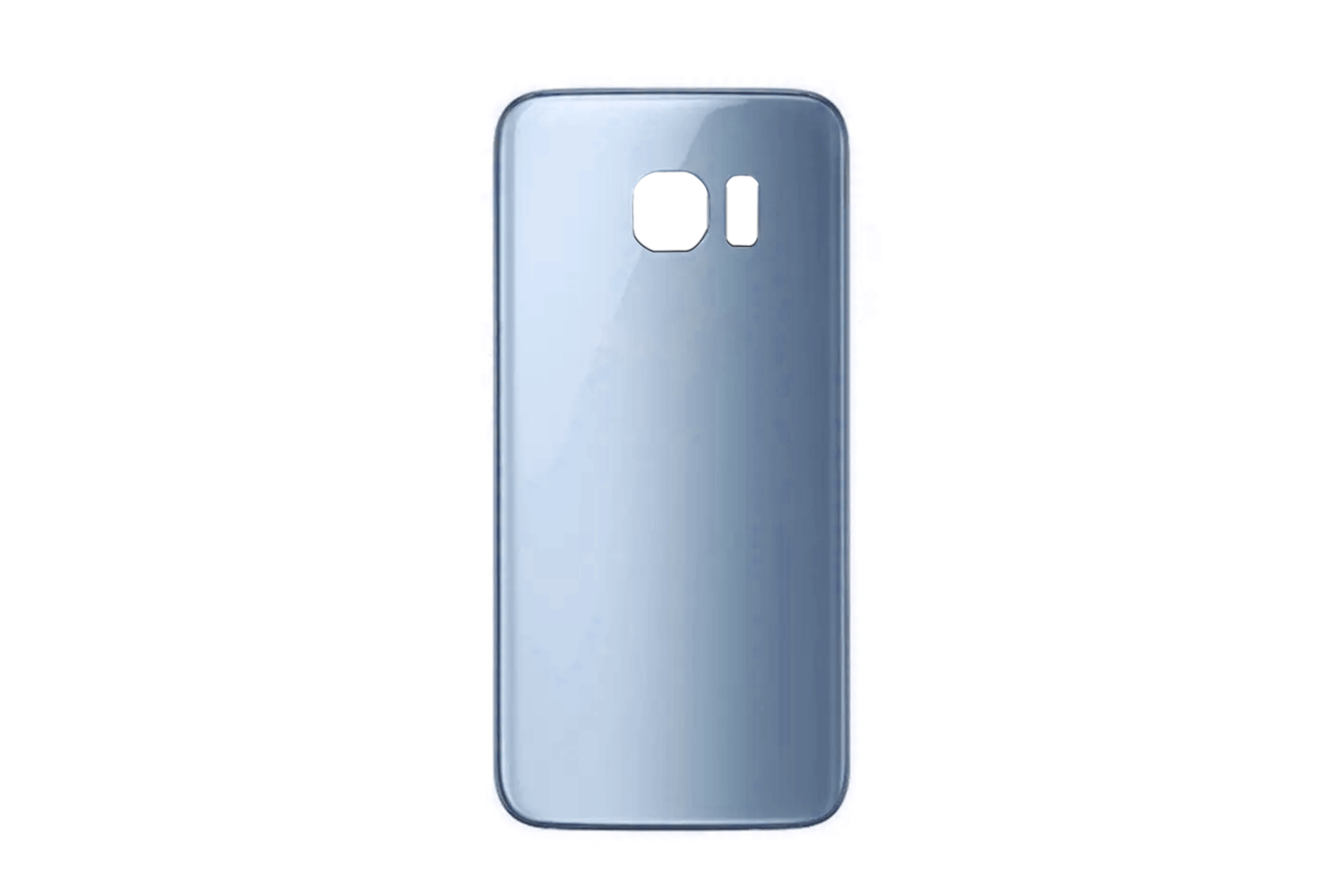 SAMSUNG S7 EDGE ARKA PİL KAPAK MAVİ