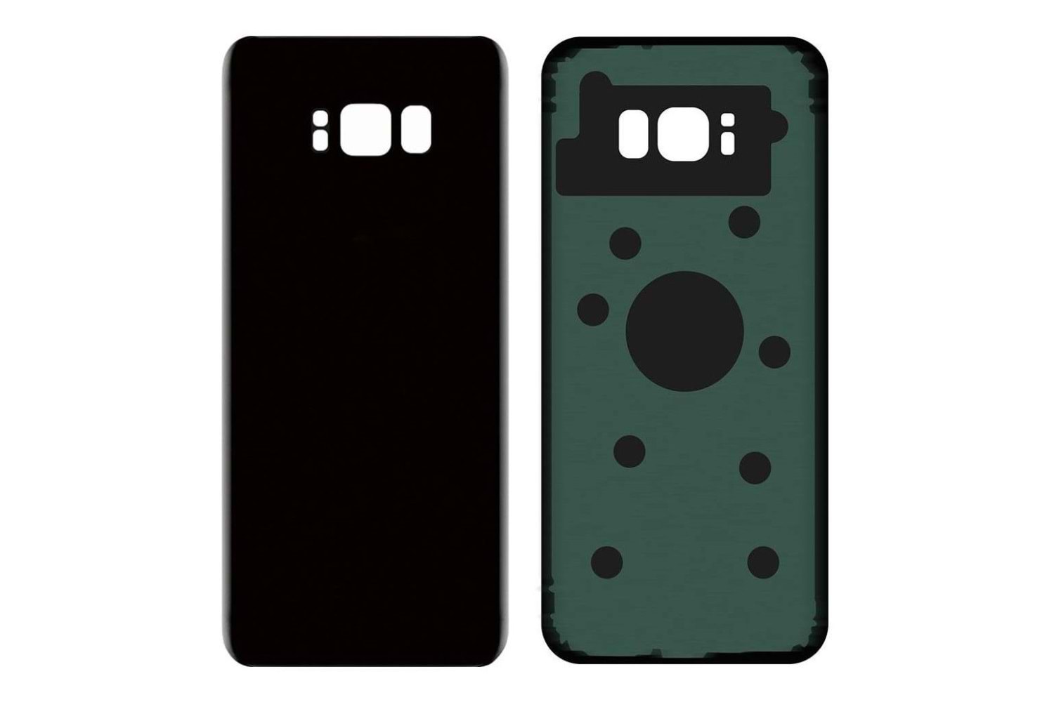 SAMSUNG S8 PLUS ARKA PİL KAPAK SİYAH