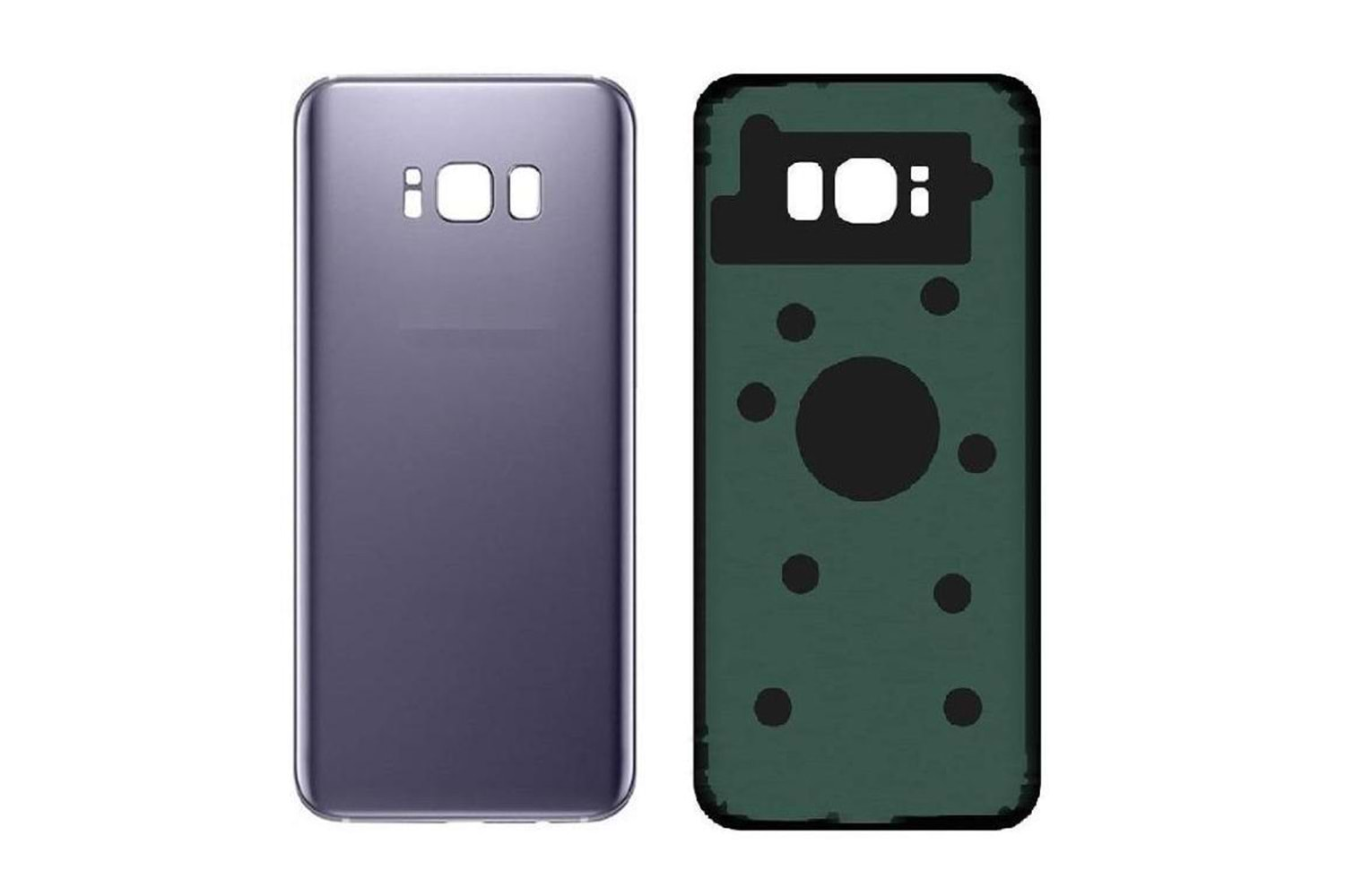 SAMSUNG S8 PLUS ARKA PİL KAPAĞI VİOLET