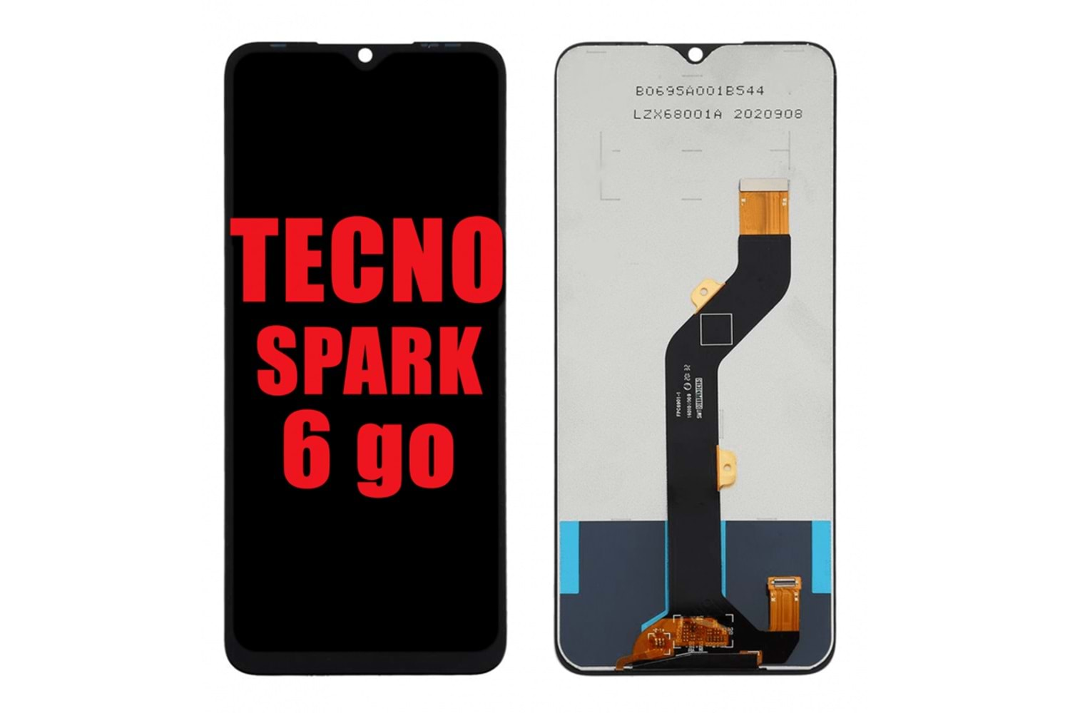 TECNO SPARK 6 GO / SPARK 6 GO 2021 / SMART 5 / İNFİNİX HOT 10 LİTE LCD EKRAN ÇITASIZ SERVİS