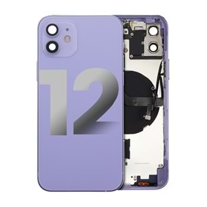 İPHONE 12 DOLU KASA MOR - LİLA