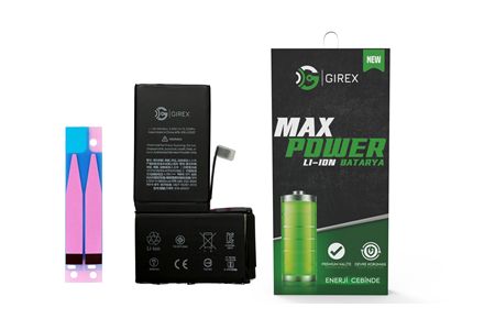 GİREX İPHONE XS MAX BATARYA GÜÇLENDİRİLMİŞ