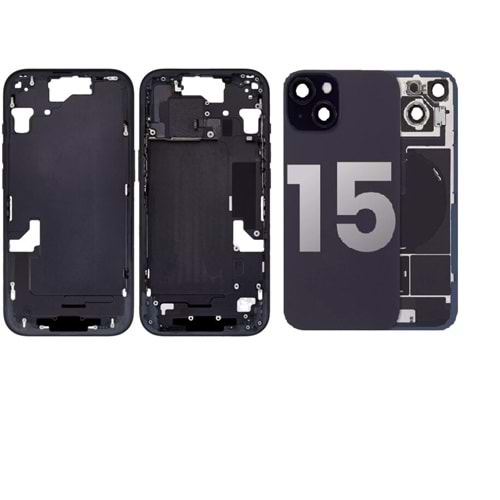 İPHONE 15 DOLU KASA SİYAH