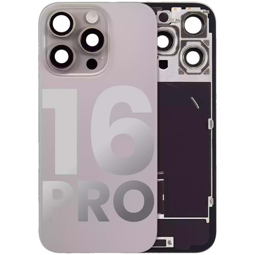 İPHONE 16 PRO MAX ARKA PİL KAPAĞI KAMERA CAMLI NATÜREL