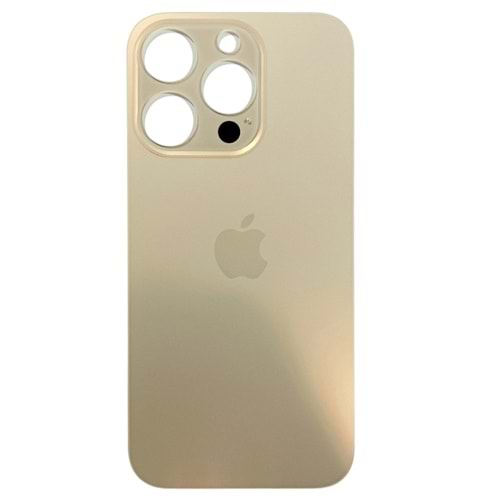 İPHONE 16 PRO ARKA PİL KAPAK ÇÖL GOLD