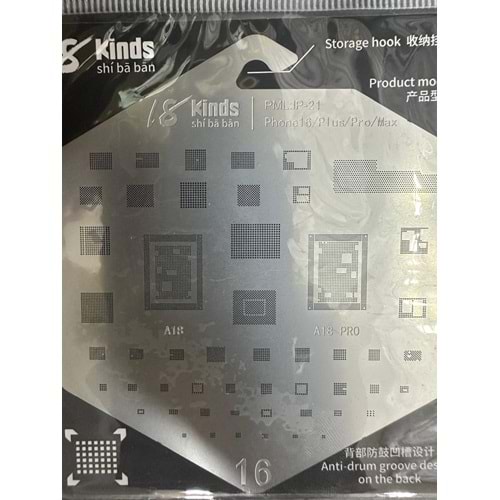 ENTEGRE KALIBI 18-KİDS İPH 16 SERİSİ