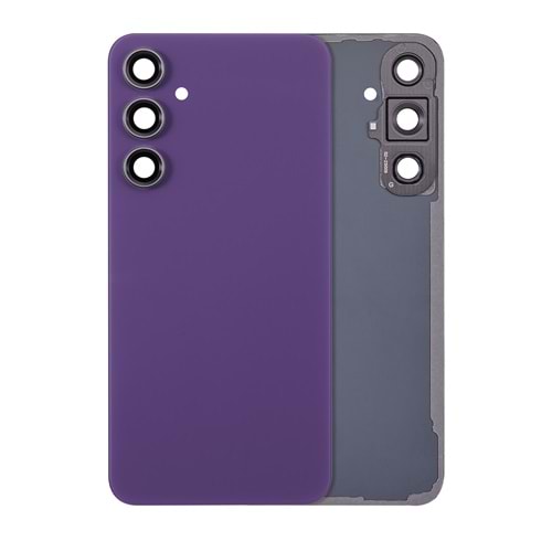 SAMSUNG S23FE ARKA PİL KAPAK KAMERA CAMLI MOR