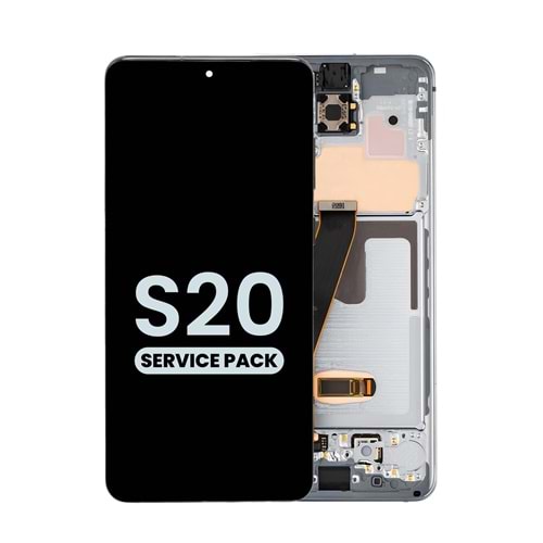 SAMSUNG S20 5G LCD EKRAN ÇITALI GRİ (TR SERVİS)