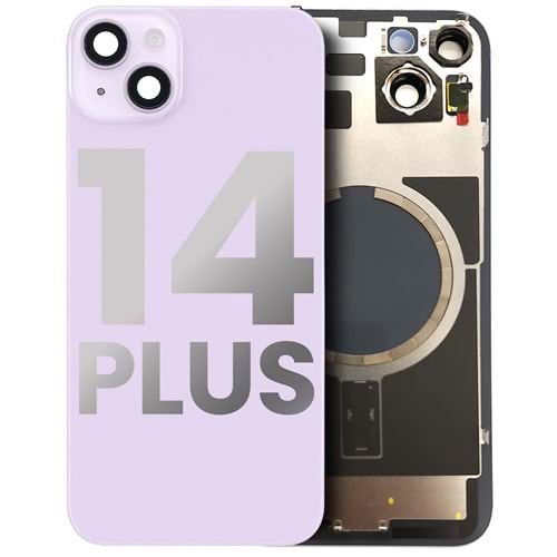 İPHONE 14 PLUS ARKA PİL KAPAĞI FULL MOR
