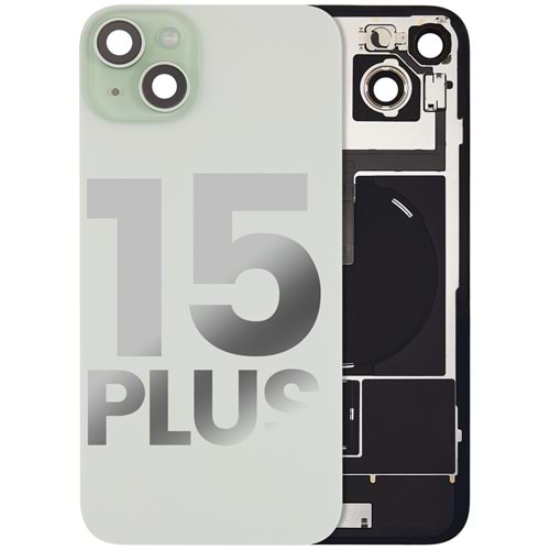 İPHONE 15 PLUS ARKA PİL KAPAĞI FULL YEŞİL
