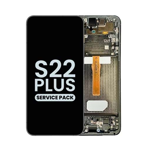 SAMSUNG S22 PLUS LCD EKRAN ÇITALI SİYAH (TR SERVİS)