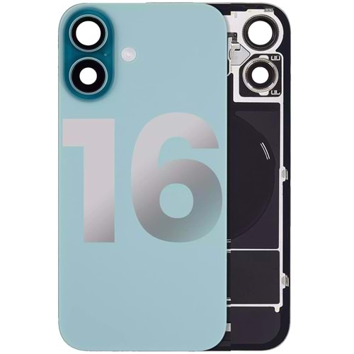 İPHONE 16 ARKA PİL KAPAK KAMERA CAMLI YEŞİL