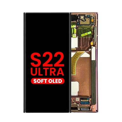 SAMSUNG S22 ULTRA LCD EKRAN ÇITALI BRONZ OLED