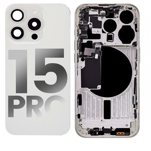 İPHONE 15 PRO ÇIKMA DOLU KASA BEYAZ