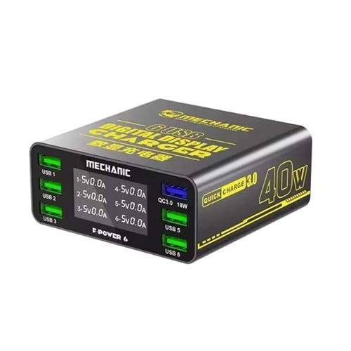 MECHANİC F-POWER 6S USB ÇOĞALTICI AMPER ÖLÇER