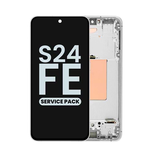 SAMSUNG S24FE - S721 LCD EKRAN ÇITALI BEYAZ (TR SERVİS) GH82-35848B
