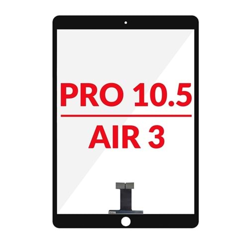 İPAD PRO 10.5 / AİR 3 DOKUNMATİK CAM SİYAH