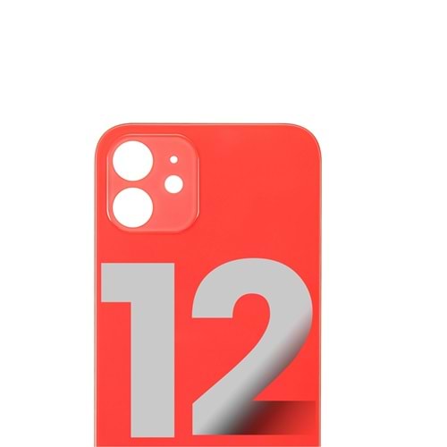 İPHONE 12 ARKA PİL KAPAĞI KIRMIZI