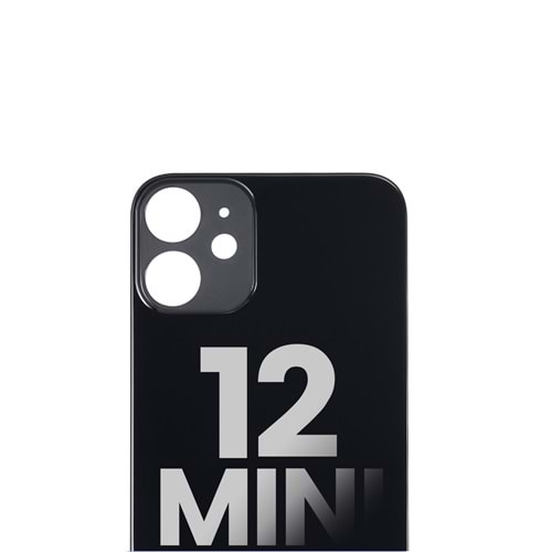 İPHONE 12 MİNİ ARKA PİL KAPAĞI SİYAH