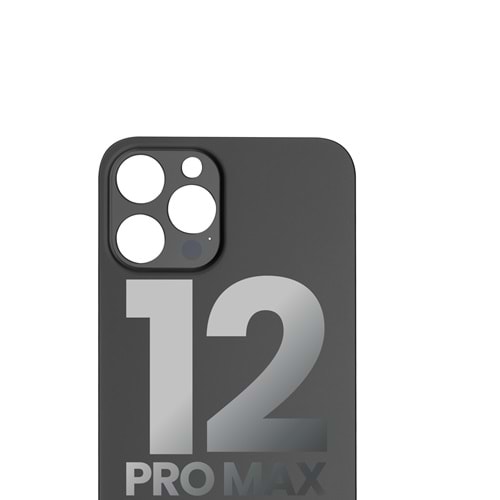 İPHONE 12 PRO MAX ARKA PİL KAPAĞI SİYAH