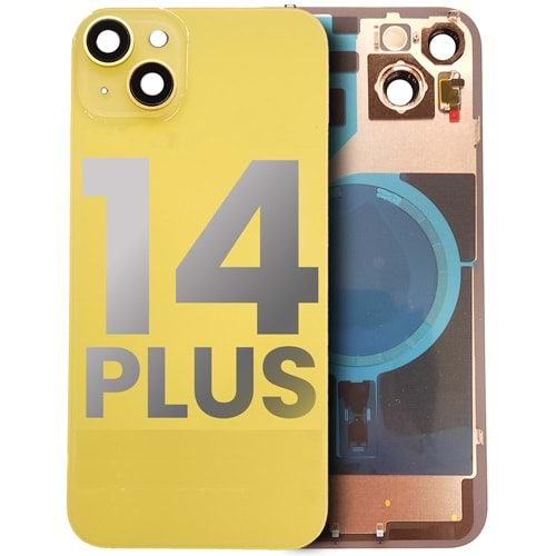 İPHONE 14 PLUS ARKA PİL KAPAĞI FULL SARI